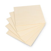 Poplar plywood - 3mm - 110x120mm - 5pcs.