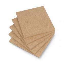 Raw HDF board - 6mm -...