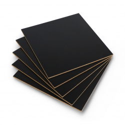 Black HDF board - 3mm -...