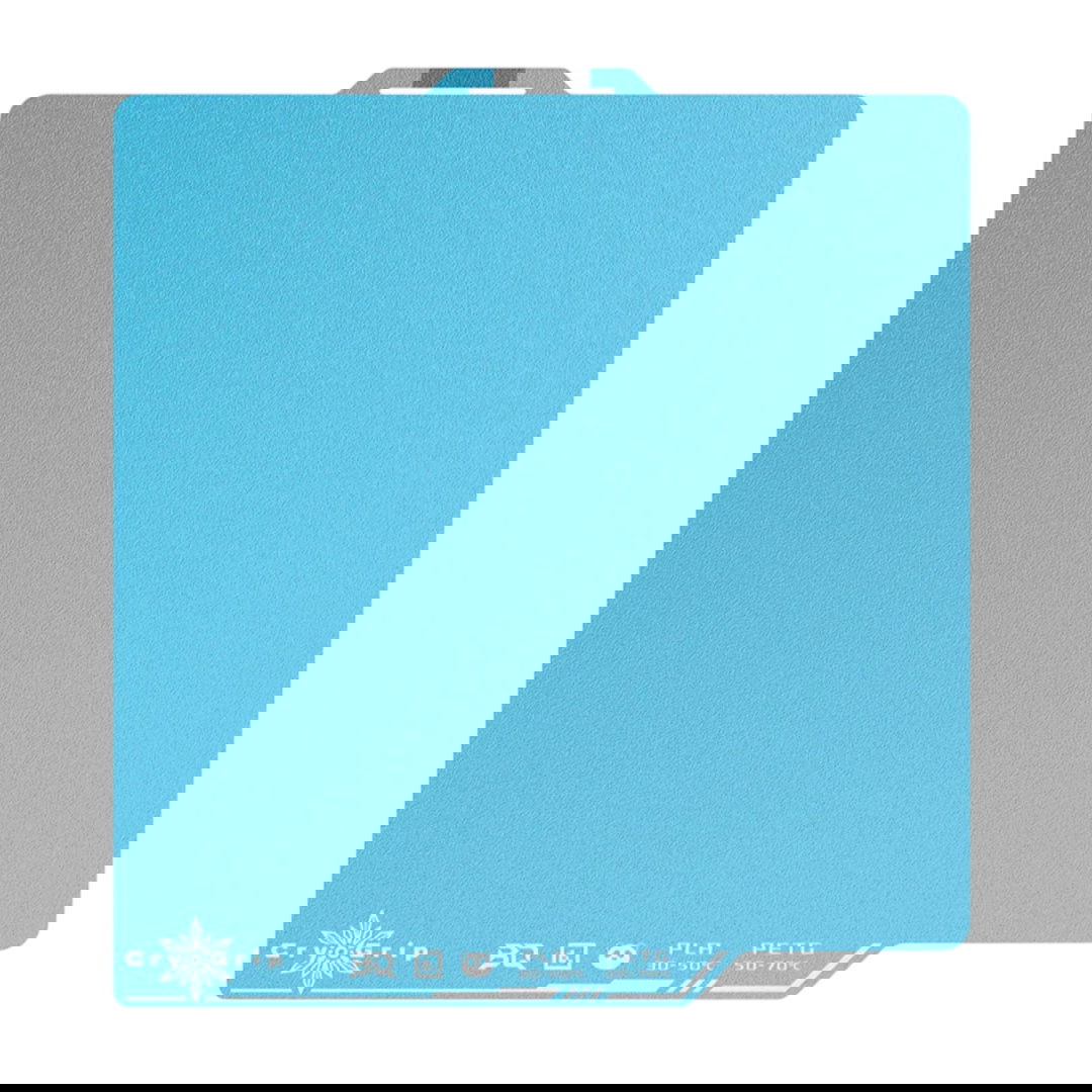 BIQU Panda Build Plate CryoGrip Pro Frostbite - double-sided overlay - for BambuLab X1,P1,P2 and A1 printers - 257x257mm