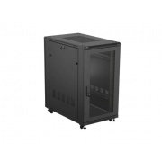 Standing rack installation cabinet - 19'' 22U 600x1200mm - black - Lanberg FF01-6022-23B