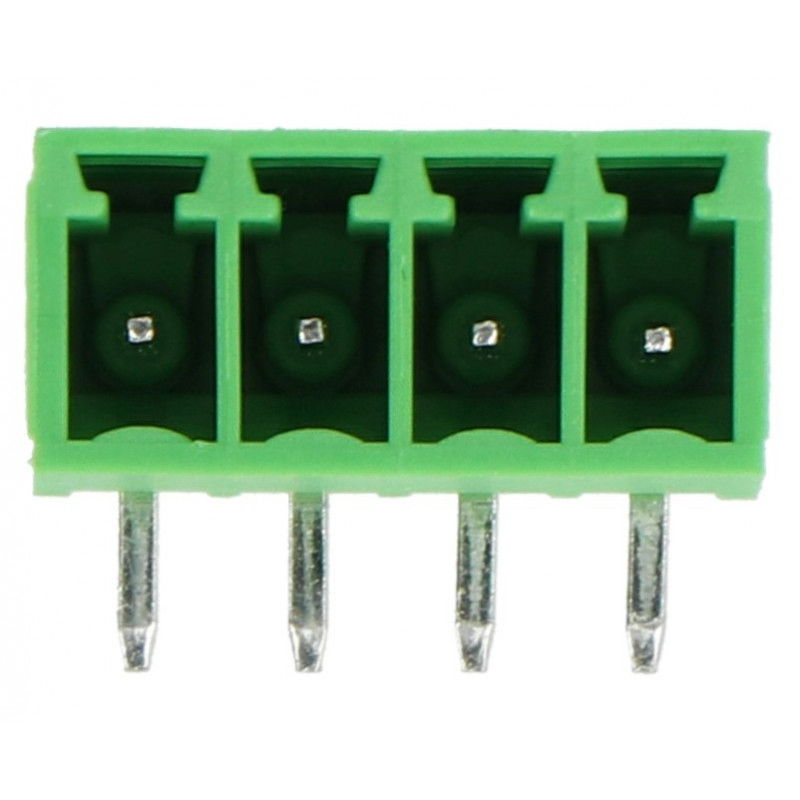 Mounting strip KF2EDGR-Y-3.5-4P, male, 4-pin, 3.5 mm raster, angle, built-in