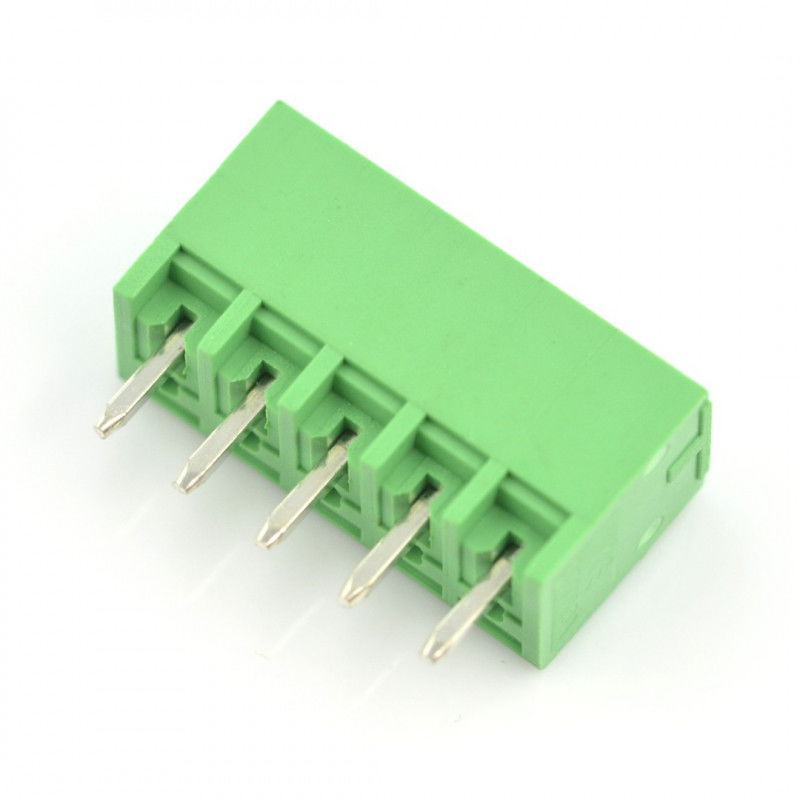 Assembly bar male 5-pin, raster 3,5mm, vertical