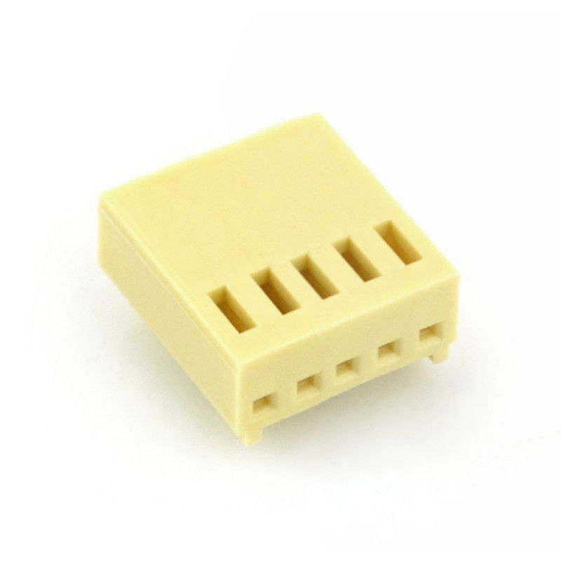 2.54mm pitch connector - 5-pin socket housing - 5 pcs.