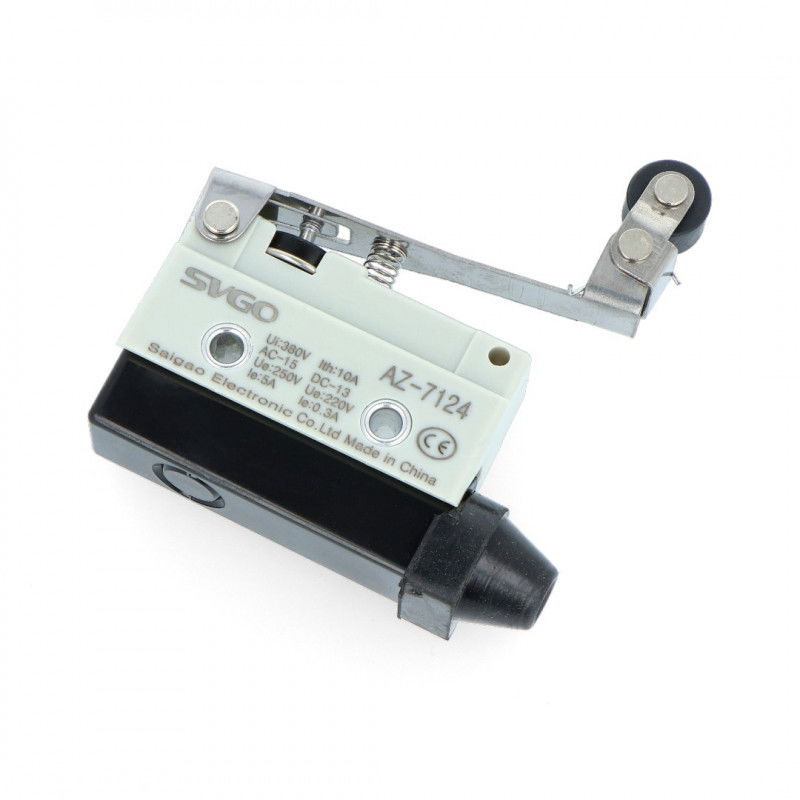 Limit switch with foldable roller - WK7124