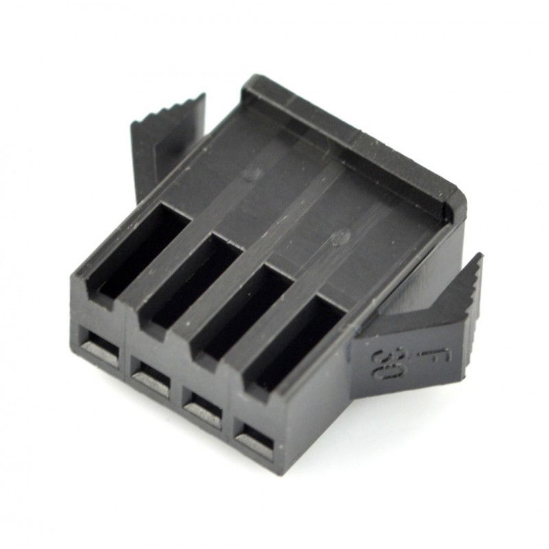 4-pin female socket housing - 2.5mm pitch