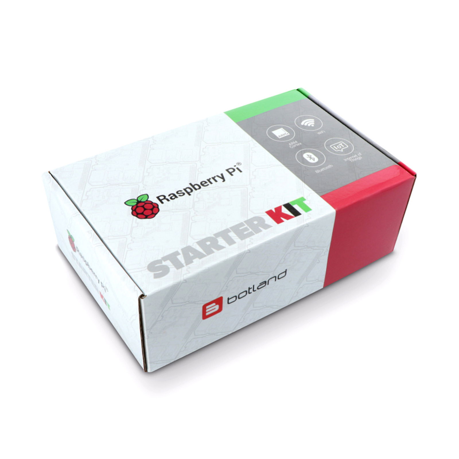 StarterKit with Raspberry Pi 4B WiFi 2GB RAM + official accessories