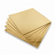 Gold mirror plexiglass - 2mm - 200x200mm - 5pcs.
