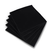 Engraving leather - black - 200x200mm - 5pcs.