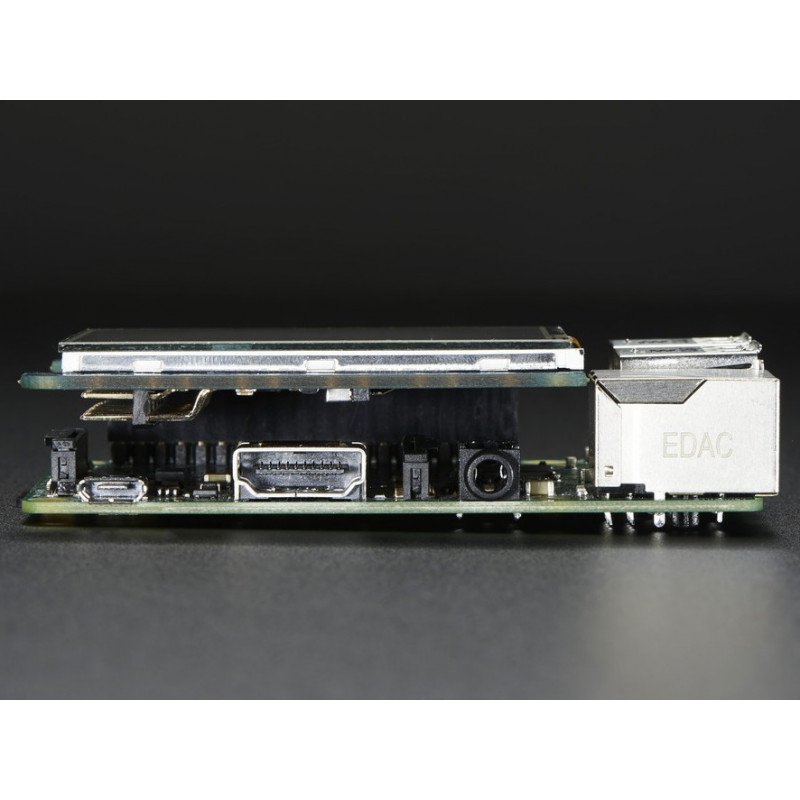 Hat PiTFT Mini Kit - resistive touchscreen display 2.4" 320x240 for Raspberry Pi A+/B+/2