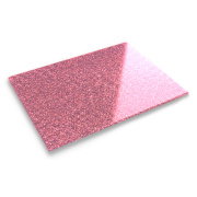 PMMA Acrylic Sheet - 3mm - 400x600mm - Glitter Pink - 1pc.