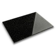 PMMA Acrylic Sheet - 3mm - 400x600mm - Glitter Black - 1pc.