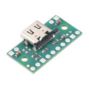 USB Type-C power connector with TPS2116 multiplexer - usb09a - Pololu 3728