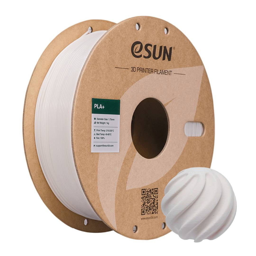 Filament eSUN PLA+ 1,75mm 1kg - White