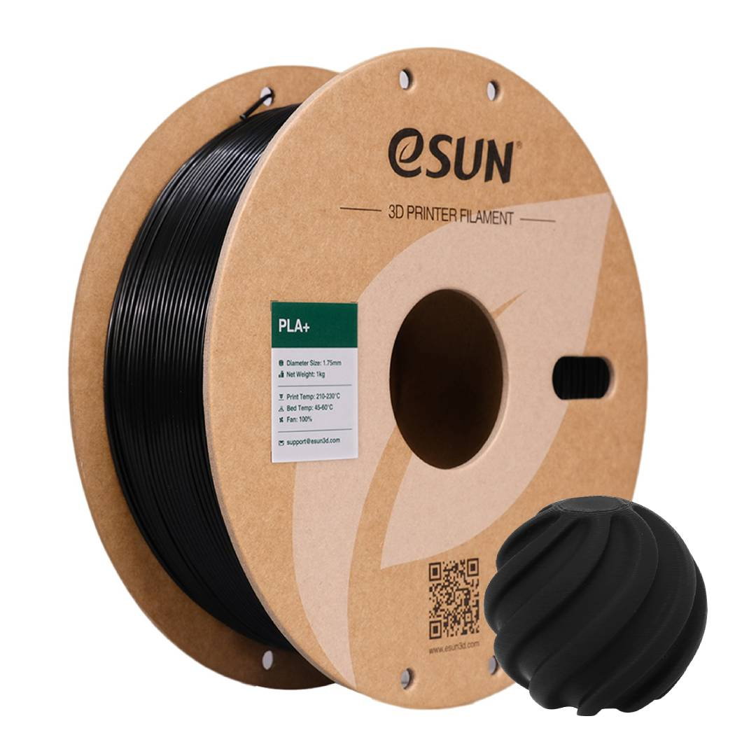 Filament eSUN PLA+ 1,75mm 1kg - Black