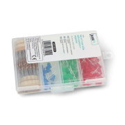 Set of 160 x 5mm LEDs - justPi - with resistors + organiser
