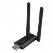 Dual-Band 2,4/5GHz wireless Wi-Fi network adapter - USB 3.0 - AC 1200Mb/s - Qoltec 56987