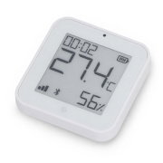 Shelly BLU H&T Display ZB – Bluetooth/ZigBee temperature and humidity sensor with display – white
