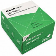 Lint-free wipes for optical fibres - 280 pcs. - Qoltec 54266
