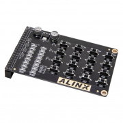 AN0404 - module with a 4×4 matrix keypad and 16 LEDs for FPGA and SoC boards