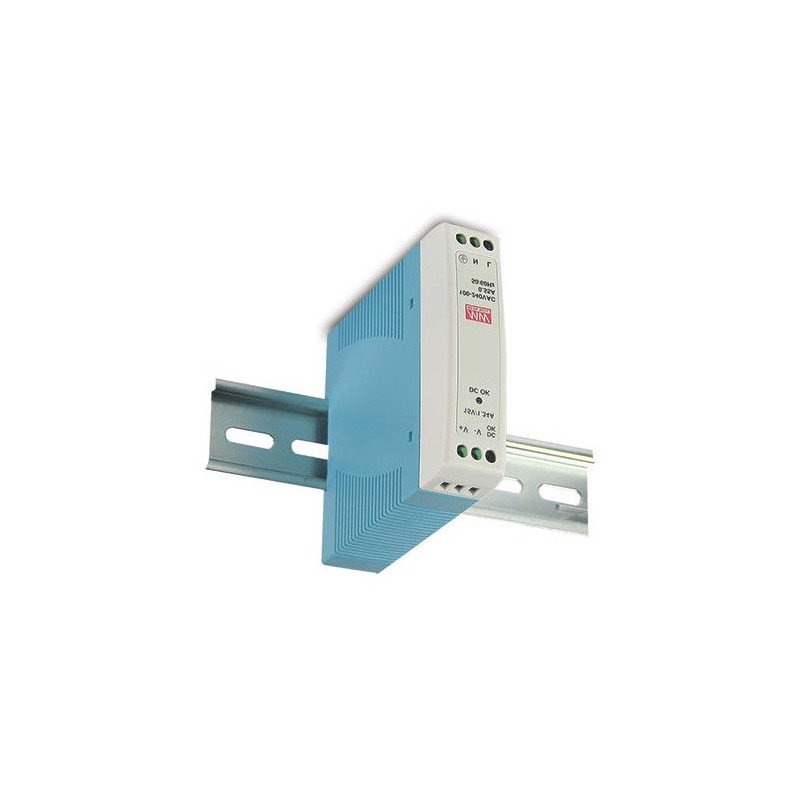 Power supply Mean Well MDR-10-12 for DIN rail - 12V / 0.84A / 10W