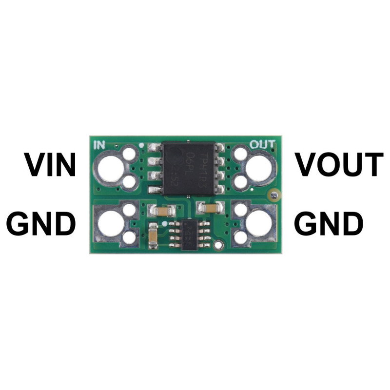 Pololu Reverse Voltage Protector with Ideal Diode Function, 4-60V, 20A - Pololu 5388