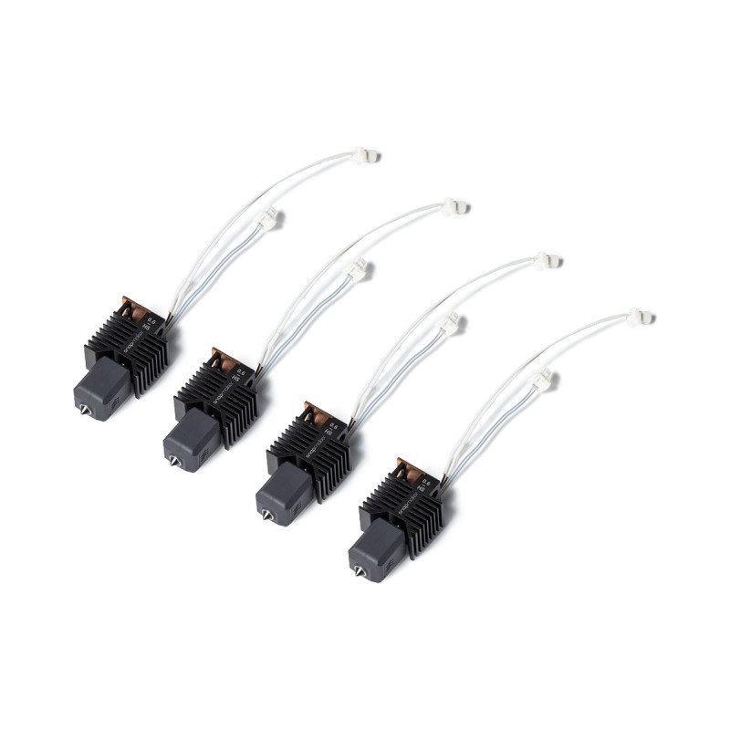 Hotend with hardened steel nozzle for the Snapmaker U1 3D printer - 0.6mm - 4pcs.