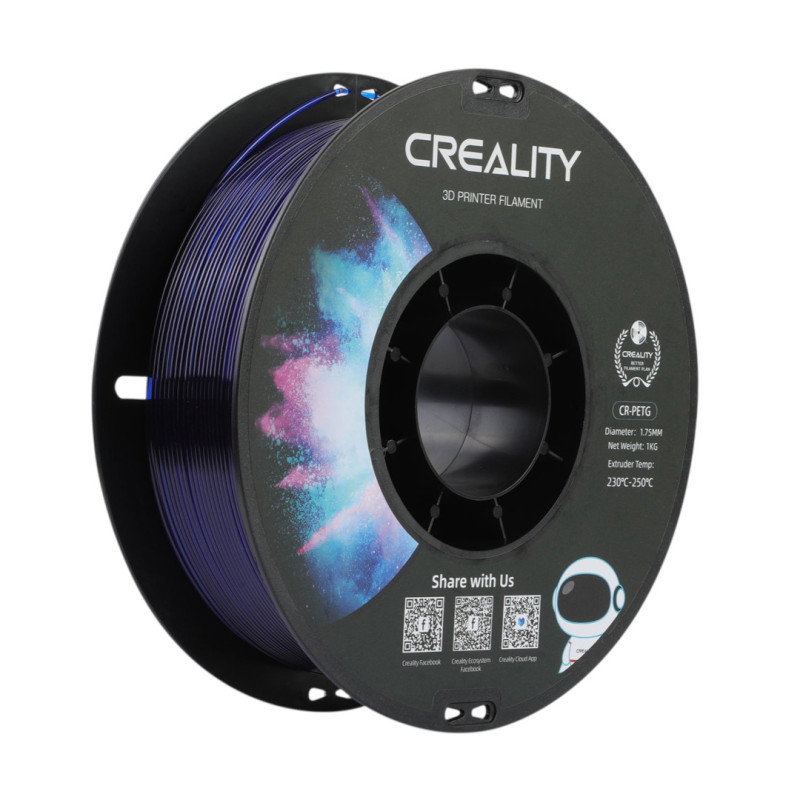 Filament Creality CR-PETG Refill 1.75mm 1kg - Transparent Blue