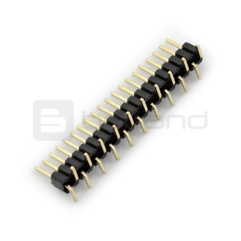 Goldpin angle male connector 1x20 raster 1.27mm