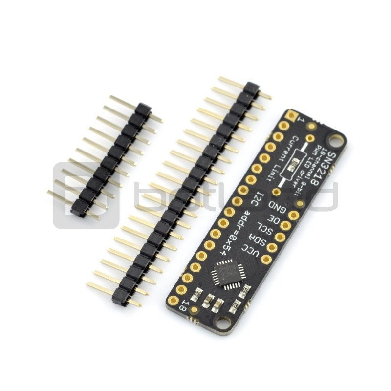 Rouse jelly spin LED driver SN3218 18-channel, 8-bit - I2C Botland - Robotic Shop