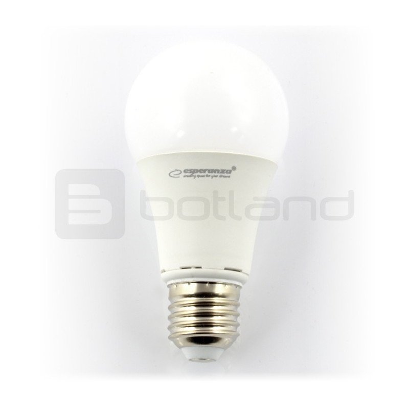 Esperanza LED bulb, milk bubble, E27, 12W, 1150lm, warm color