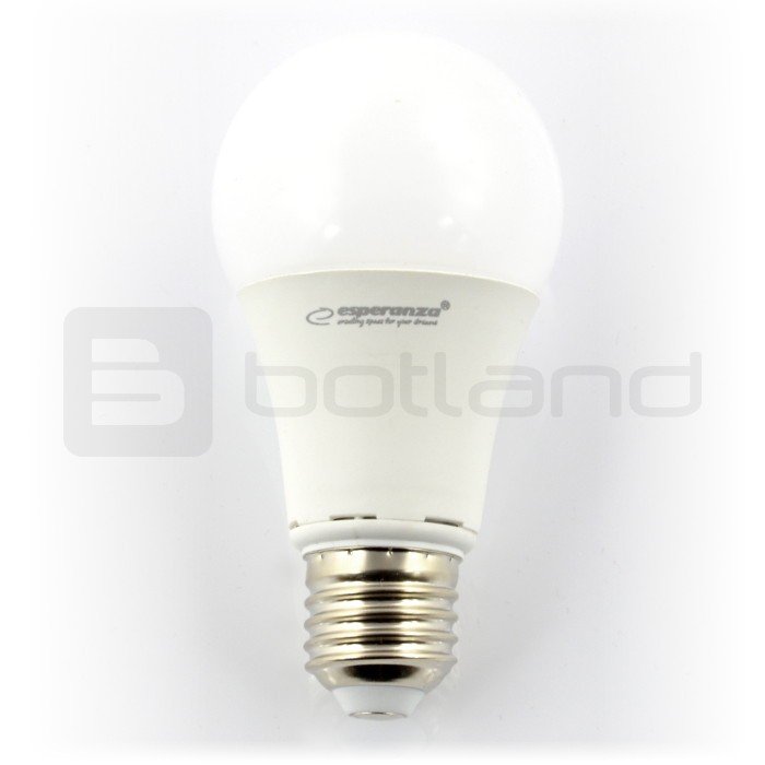 Esperanza LED bulb, milk bubble, E27, 12W, 1150lm, warm color