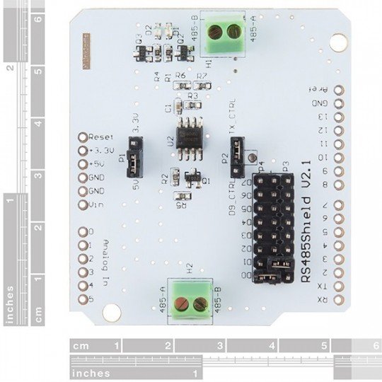 Rs485 Shield V21 Max481csa For Arduino Botland Robotic Shop 2372