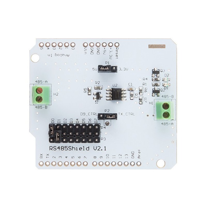 RS485 Shield for Arduino - on MAX481CSA chip