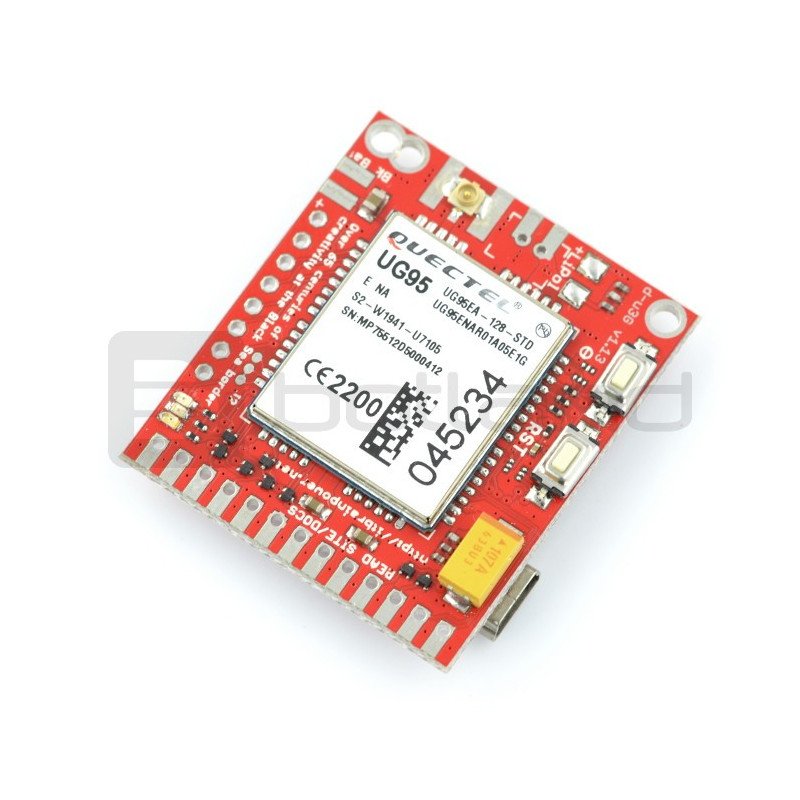 d-u3G μ-shield v.1.13 - for Arduino and Raspberry Pi - u.FL connector