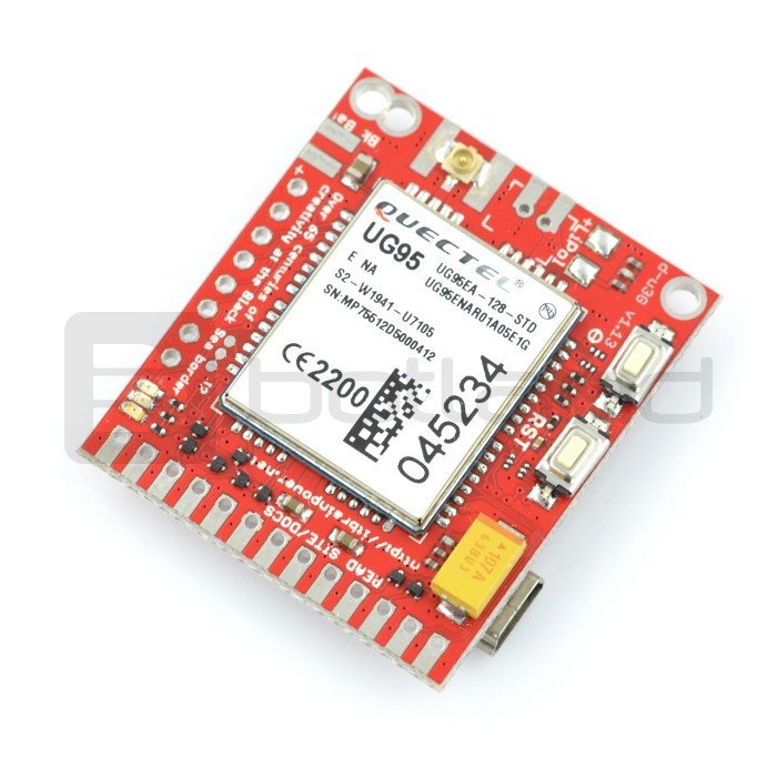 d-u3G μ-shield v.1.13 - for Arduino and Raspberry Pi - u.FL connector