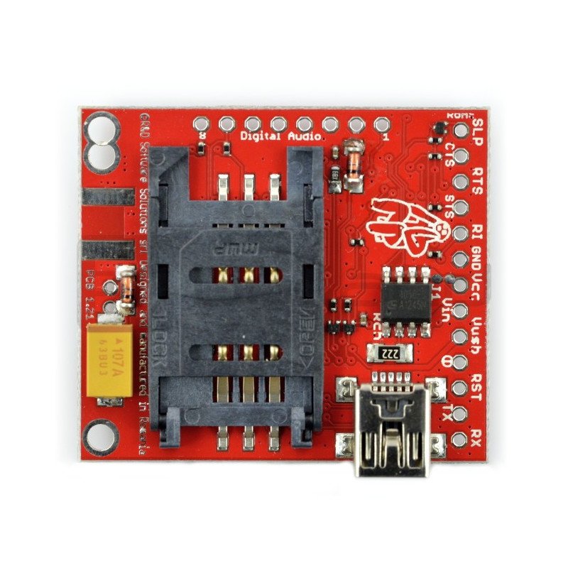 d-u3G μ-shield v.1.13 - for Arduino and Raspberry Pi - u.FL connector