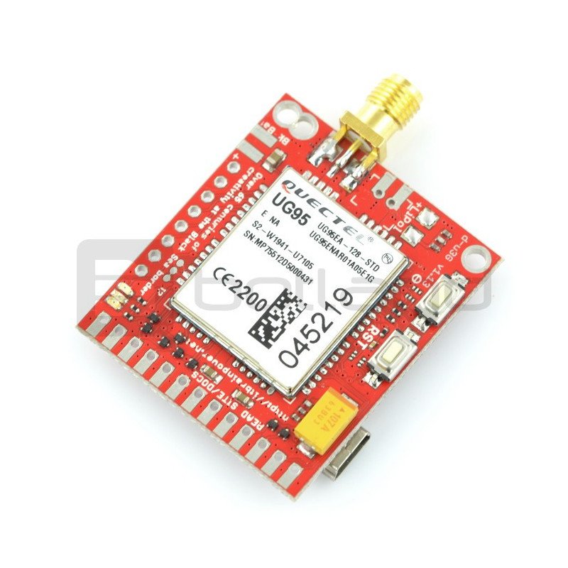 d-u3G μ-shield v.1.13 - for Arduino and Raspberry Pi - SMA connector
