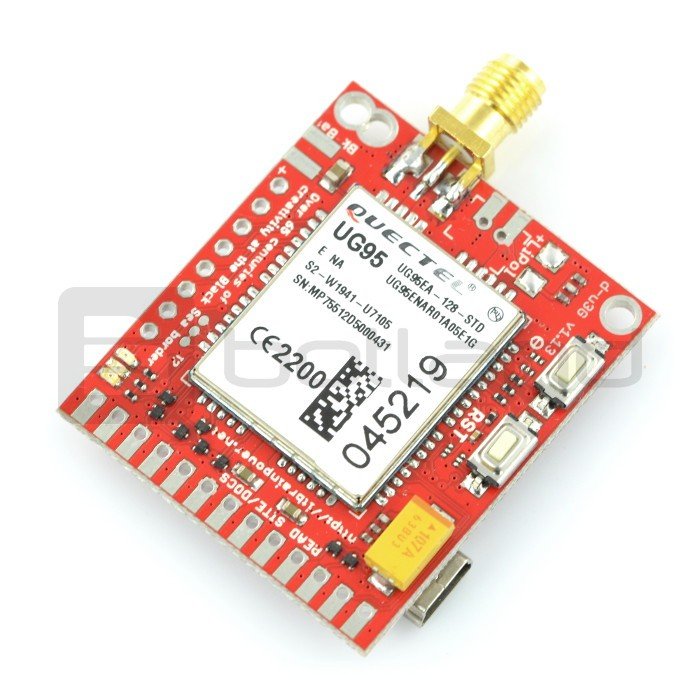 d-u3G μ-shield v.1.13 - for Arduino and Raspberry Pi - SMA connector