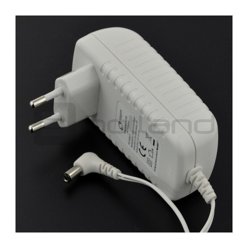 Switch mode power supply 12V / 1.5A - DC 5.5 / 2.1mm angle plug