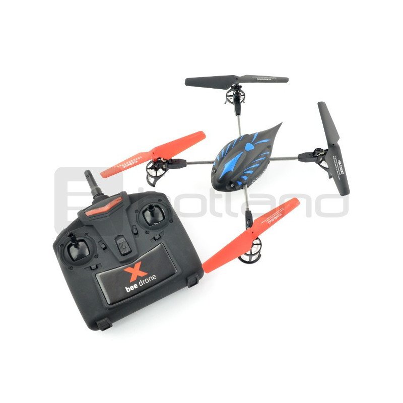 Quadrocopter drone OverMax X-Bee drone 2.2 2.4GHz - 35cm + 2 additional batteries