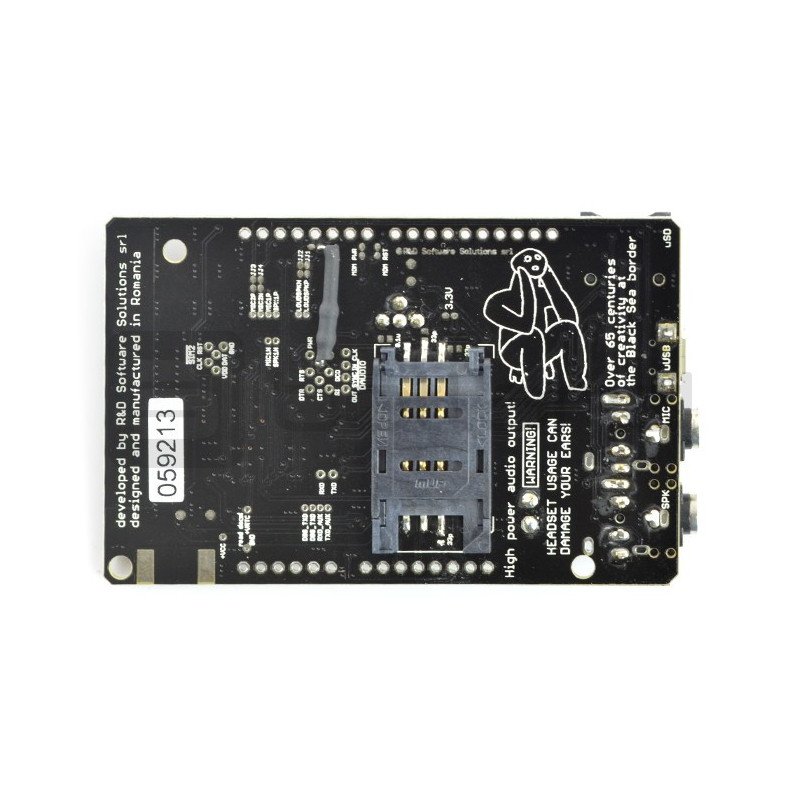 A-GSM Shield GSM/GPRS/SMS/DTMF v.2.064 - for Arduino and Raspberry Pi