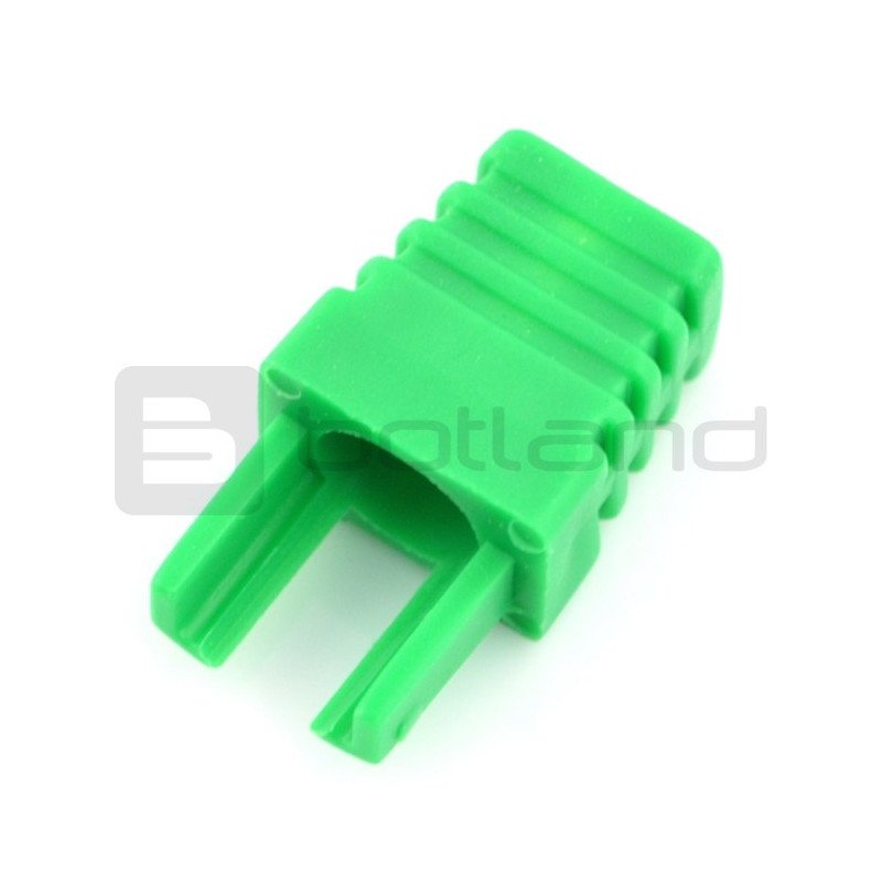 Bend for cable RJ45 8P8C - green - 10 pcs.