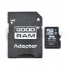 Goodram micro SD / SDHC 8GB class 4 memory card with adapter - zdjęcie 2
