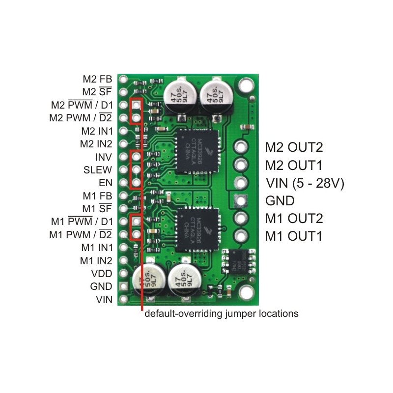 MC33926- two-channel motor driver - module