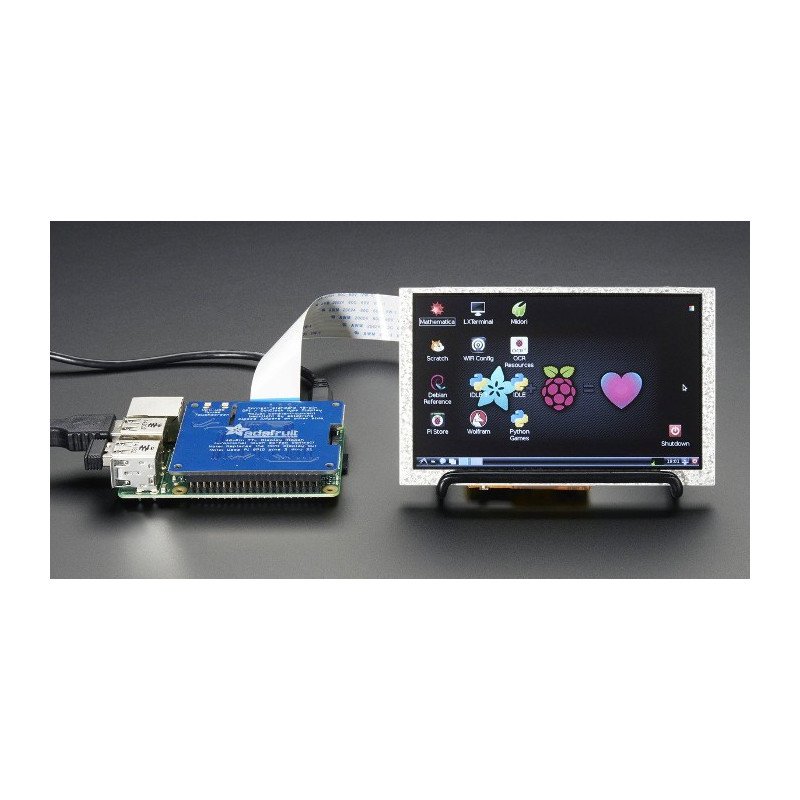 Dpi TFT Kippah - plate for Raspberry Pi A+/B+/2/3 for touch-screens