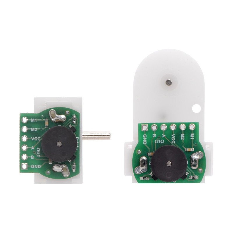Magnetic Encoder Pair Kit for Mini Plastic Gearmotors, 12 CPR, 2.7-18V