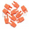 Bend for cable RJ45 8P8C - orange - 10 pcs. - zdjęcie 1