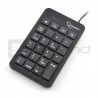 USB numeric keypad Gembird KPD-01 - black - zdjęcie 1