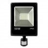 Outdoor LED lamp ART SMD PIR with motion detector, 50W, 3000lm, IP65, AC80-265V, 4000K - neutral white - zdjęcie 5